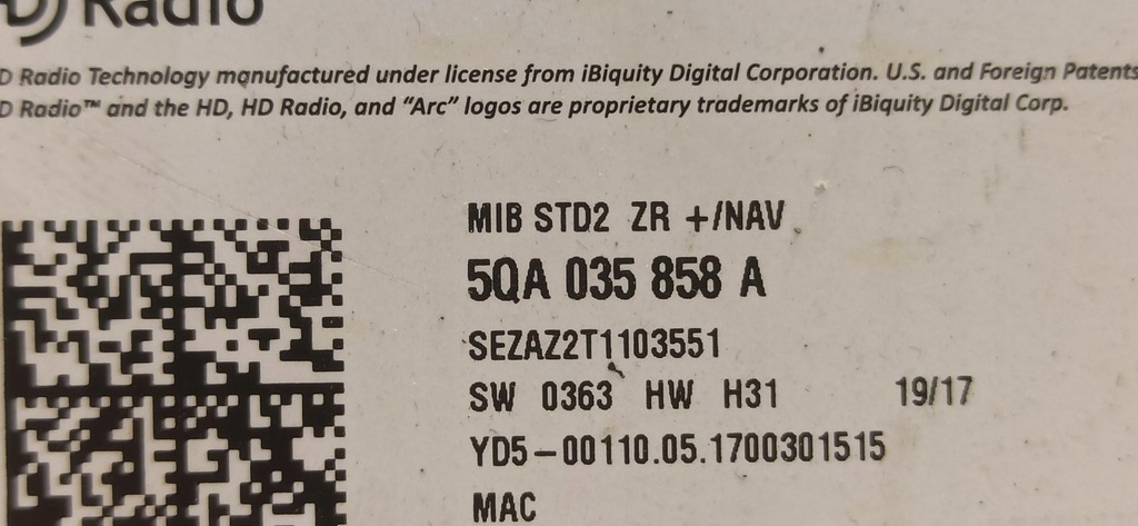 фото №6, Seat ateca зчитувач навігації 5qa035858a