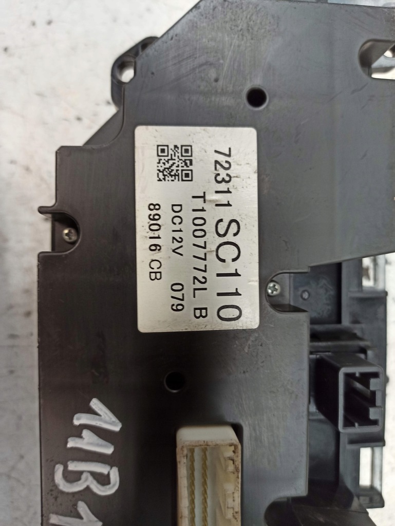 фото №11, Subaru impreza iii панель управление обдув