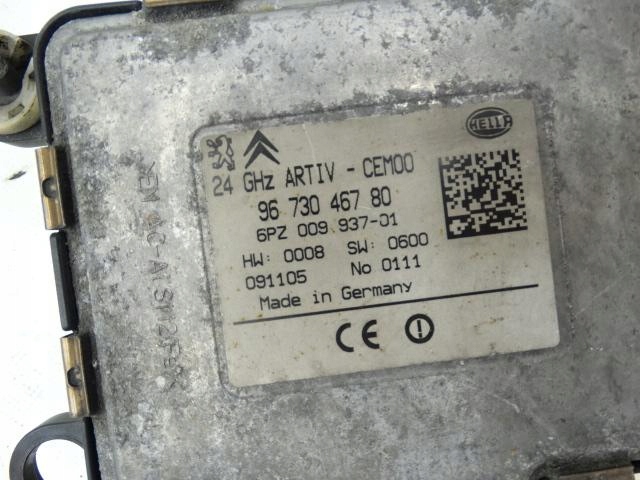 фото №3, Радар датчик расстояния peugeot 3008 i 9673046780