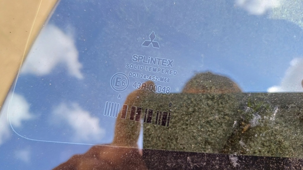 фото №2, Mitsubishi colt 04-12 3d стекло левая задняя задняя 10 r