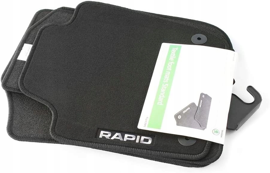 фото №1, Килимки велюрові перед+ задня skoda rapid 2012-2019 оригінал