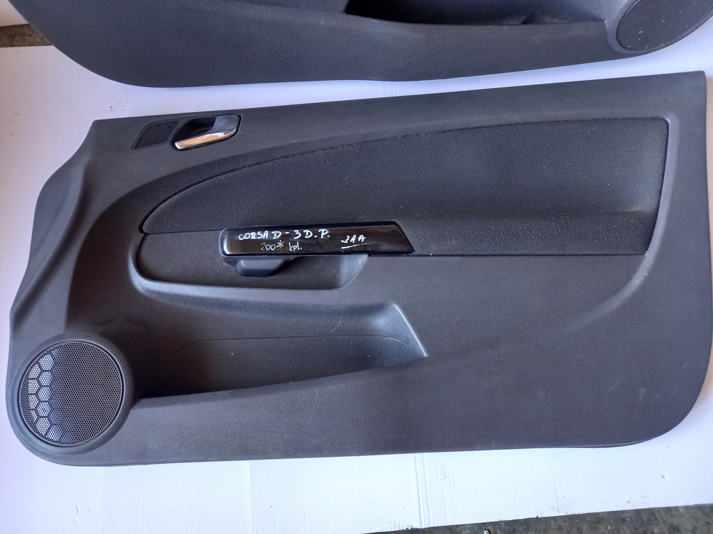 фото №6, Opel corsa d комплект обшивка дверей двері обшивки обшивка оббивка