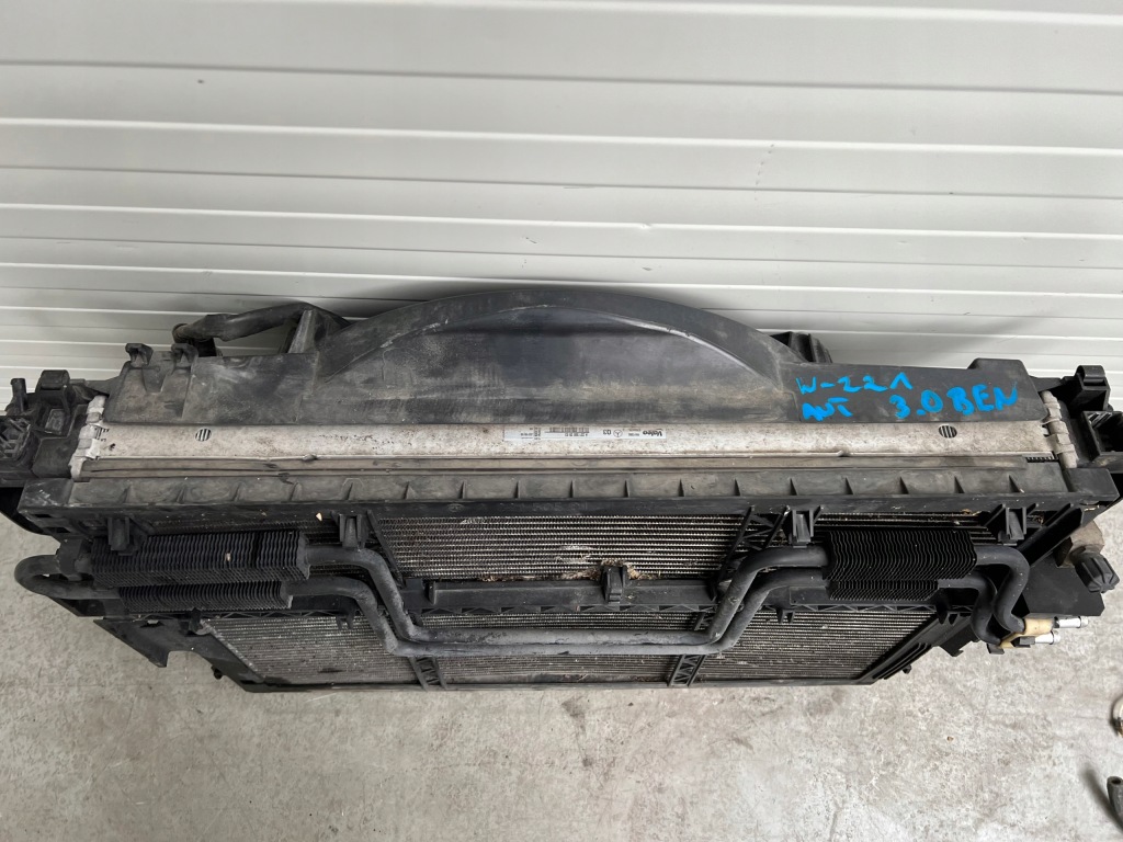 фото №7, Pas передний радиатор mercedes s-klasa w221 3.0b автоматическая коробка передач