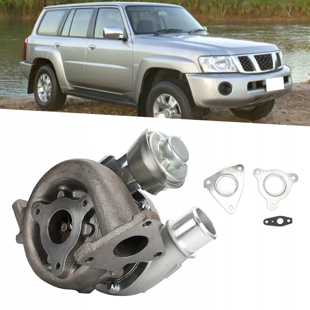 фото №9, Турбонагнетатель gt2052v turbo 724639-0002 pasuje do nissan patrol mistral