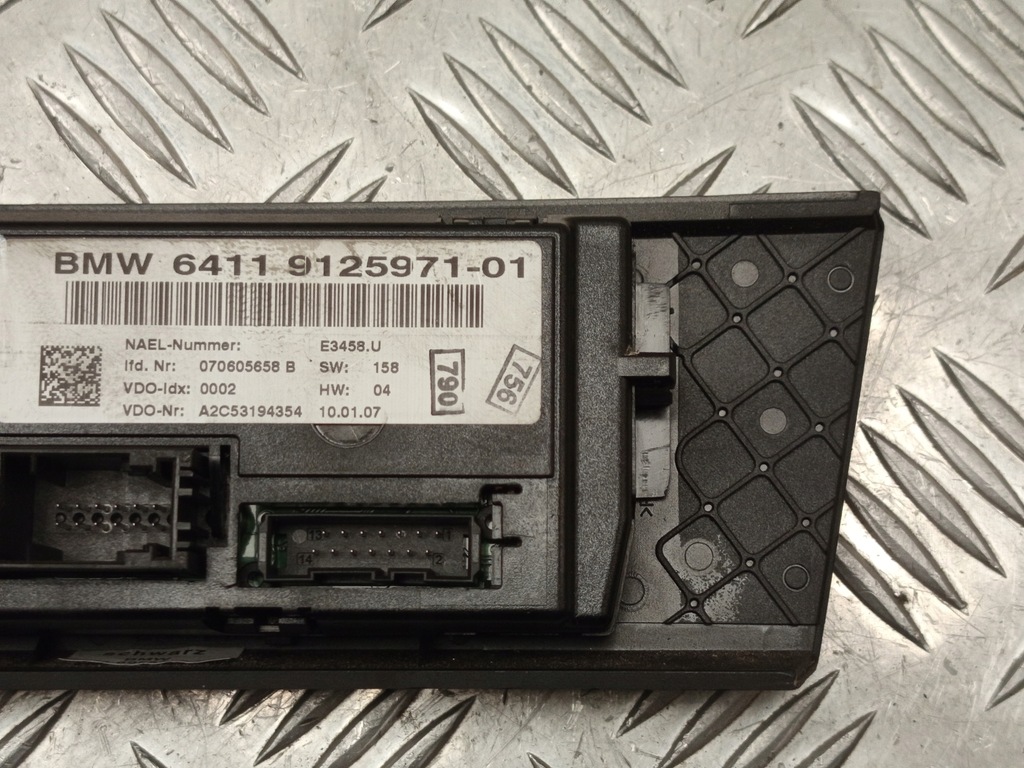 фото №12, Bmw e92 e93 панель переключатель обдув кондиционера 9125971