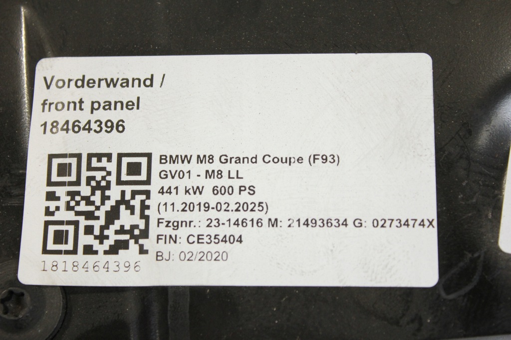 фото №11, Kompletny перед капот бампер pas передний лампы laser bmw m8 f91 f92 f93