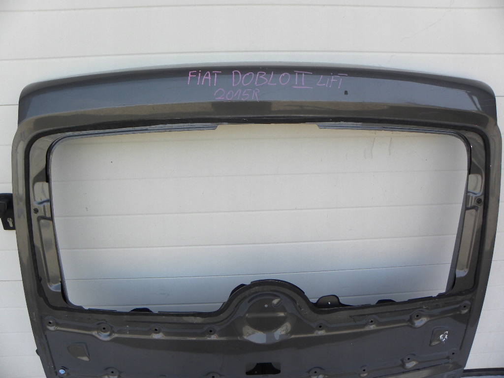 фото №4, Fiat doblo ii lift 2015 rok задняя крышка багажника багажника