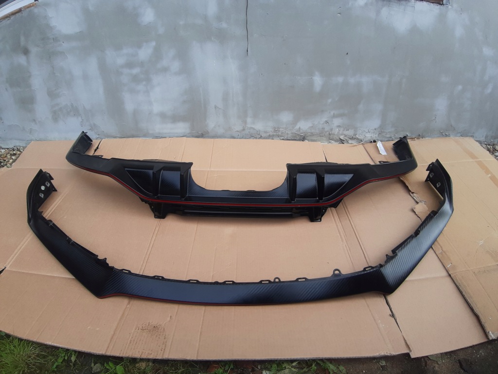 фото №3, Honda civic 10 x r type спойлер диффузор перед задняя