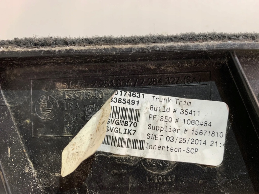 фото №5, Bmw x5 f15 обшивка багажника лівий 7284336