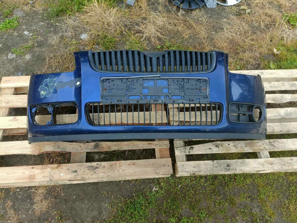 фото №1, Бампер передний skoda fabia ii 2006-2010r