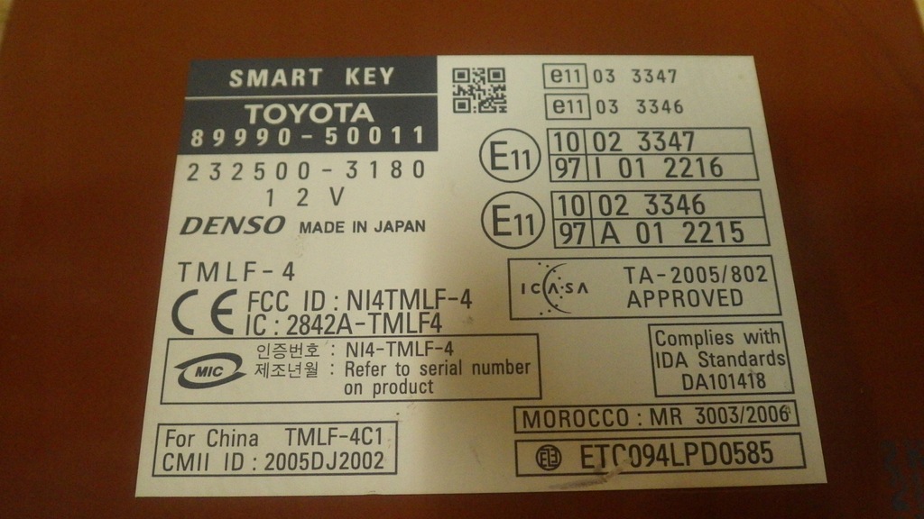 фото №5, Блок управления бортовой компьютер lexus ls600 5.0 ключ