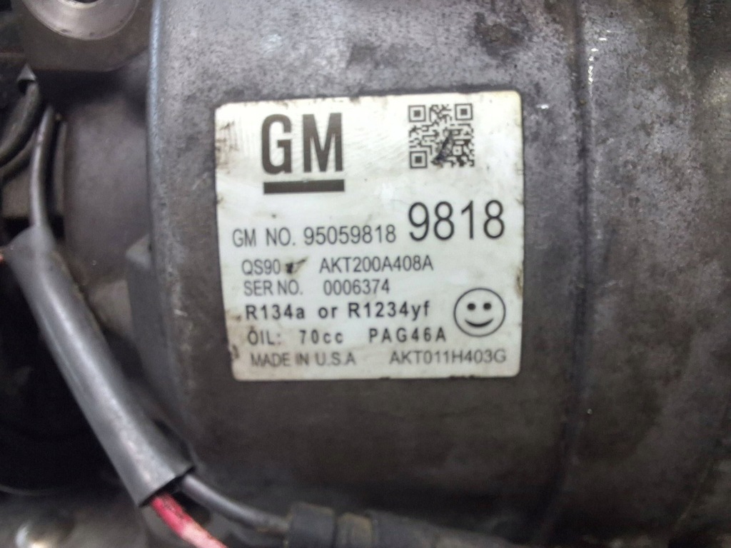 фото №6, Компресор кондиціонера chevrolet aveo t300 11- 1.2 95059818