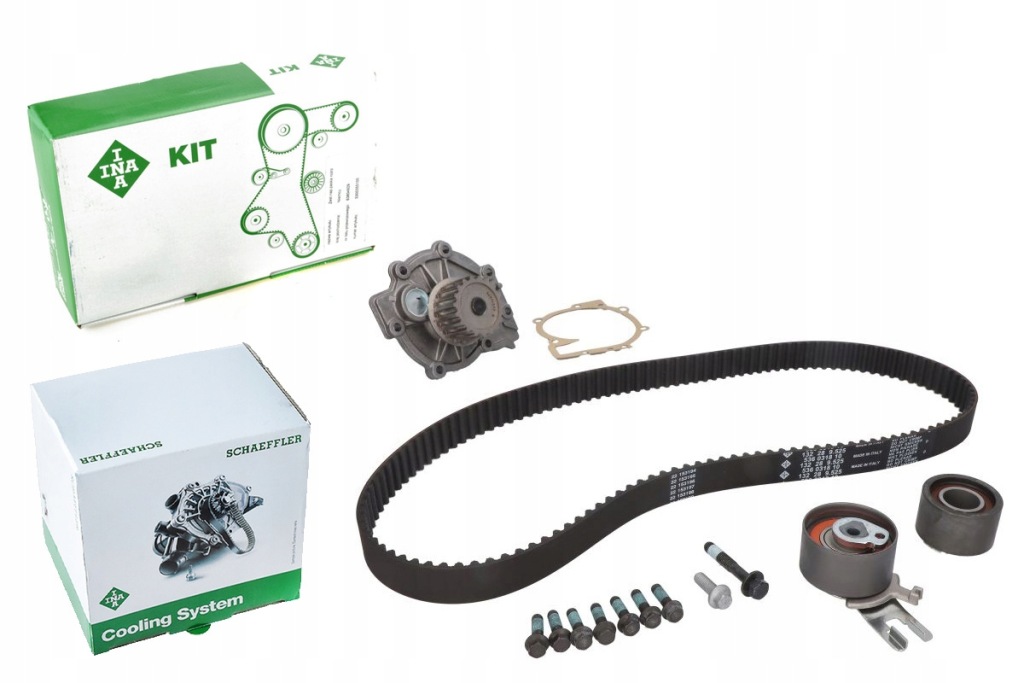 Schaeffler ina 530 0582 30 насос водяна + набір ремінь розподільного валу в Україні