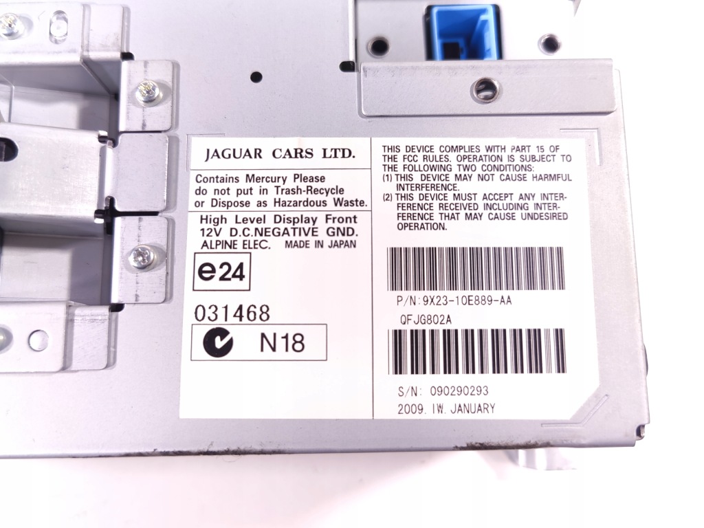 фото №7, Радіо дисплей монітор екран jaguar xf x250 9x23-10e889-aa