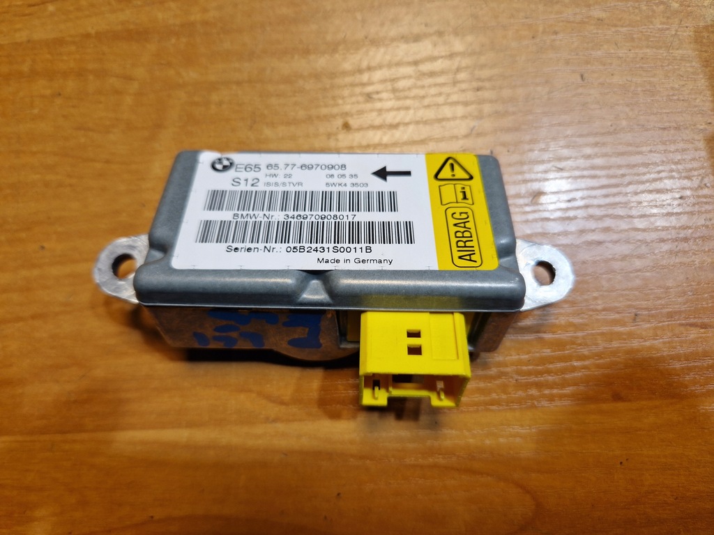 фото №1, Bmw 7 e65 lift lci модуль датчик подушок подушка безпеки 6970908