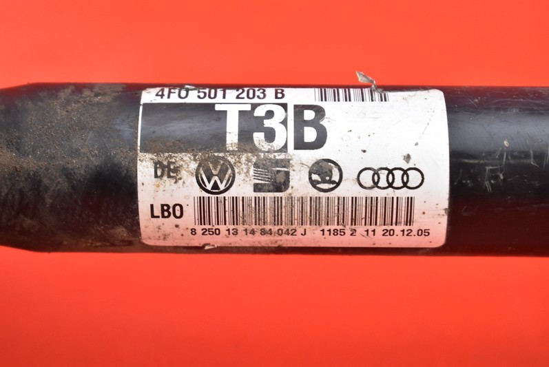 Привідний вал ліва задній автоматична коробка передач 4f0501203b audi a6 c6 quattro 4.2 v8 350 km 04-11 Зі Шроту