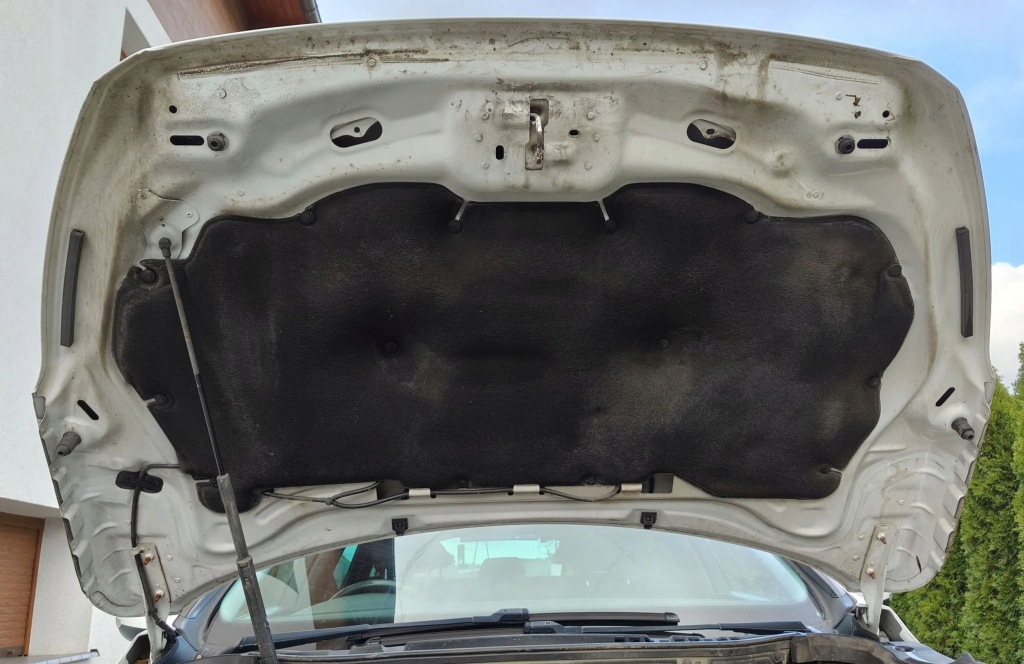 фото №6, Peugeot 508 1 i lift 15-18 капот крышка двигателя белый ewpb