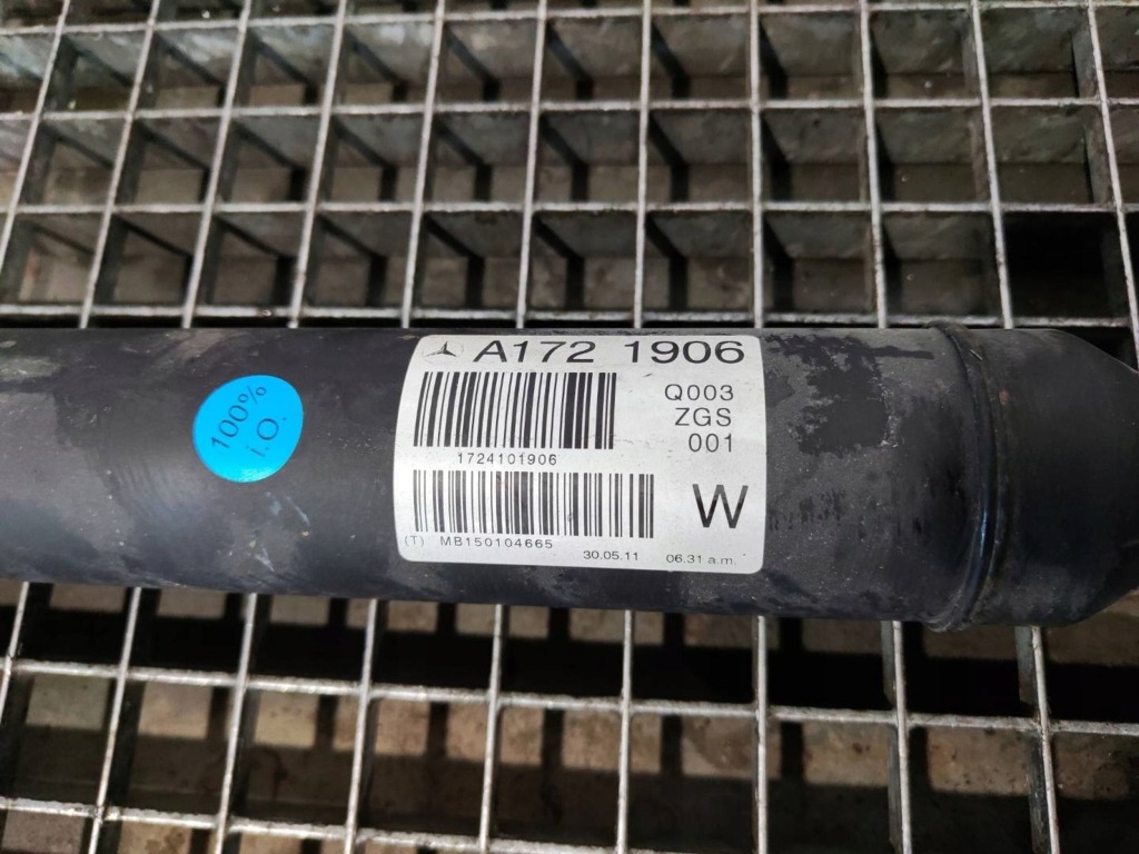 Wał привідний задній задній mercedes slk w172 r172 172 1.8 cgi автоматична коробка передач Ціна