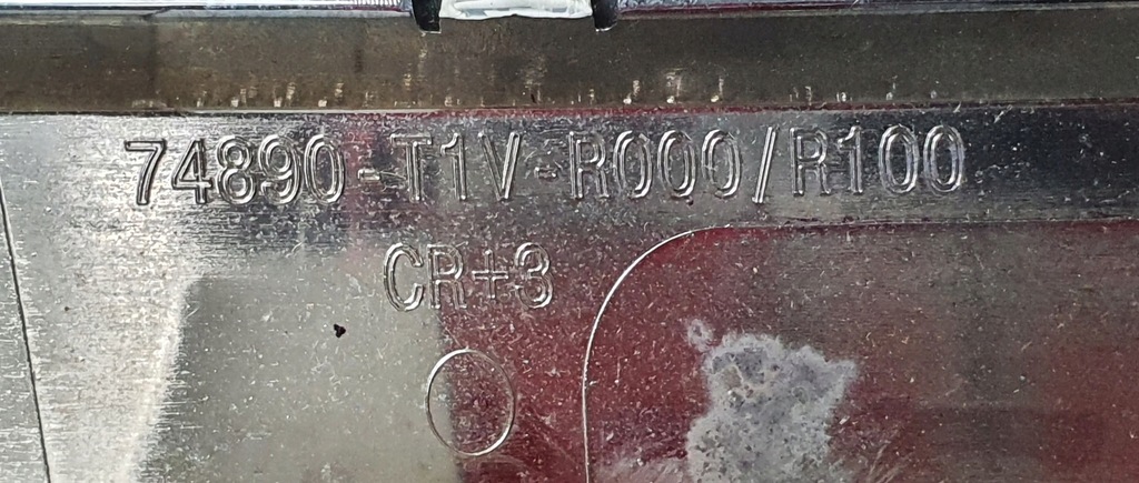 фото №10, Хром накладка крышки задний honda crv iv lift 15-18