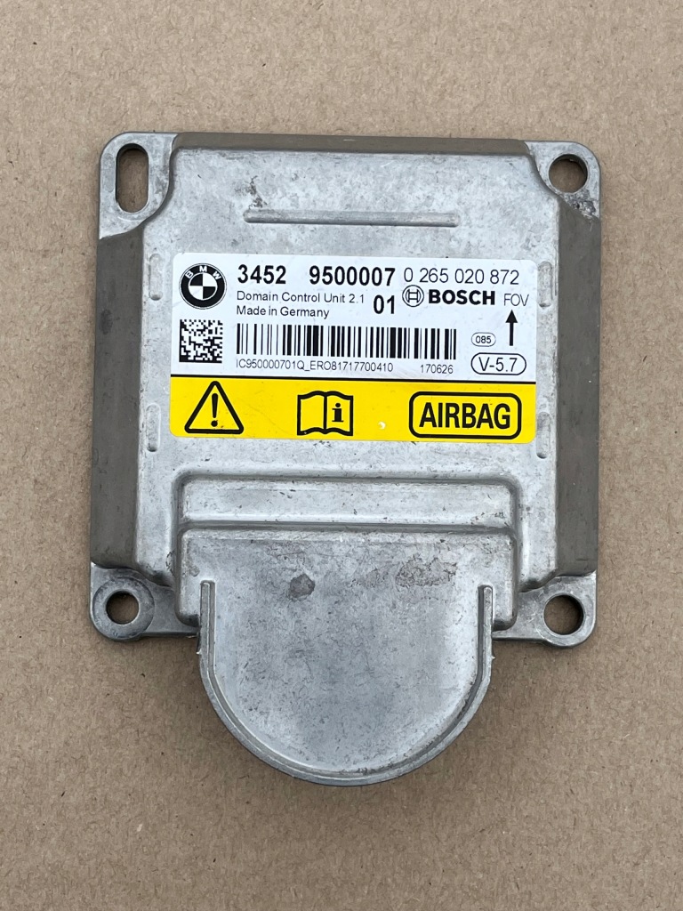 фото №1, Модуль, датчик air bag bmw x5 f15 9500007