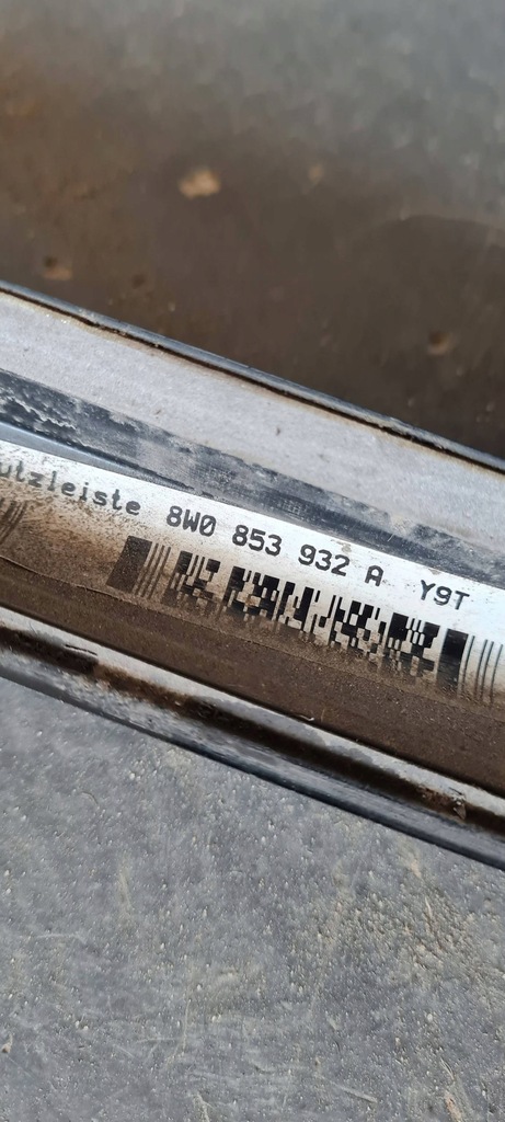 фото №15, A4 b9 8w lift s4 молдинг накладка порог правая sline 8w0853932a