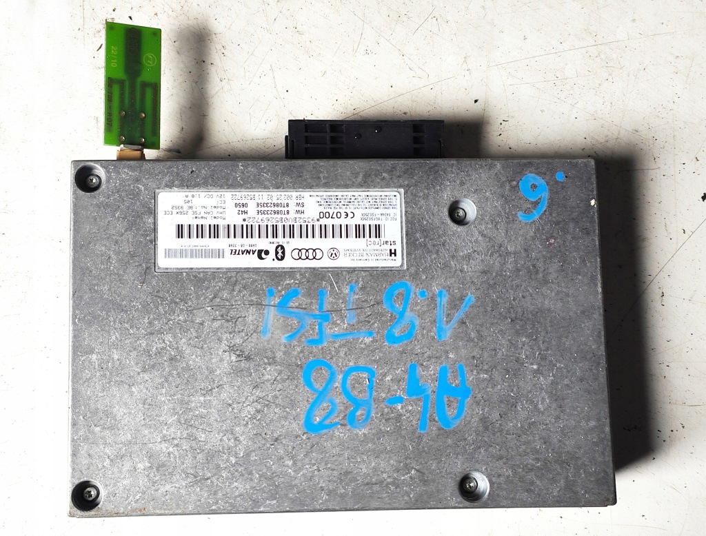 фото №1, Audi a4 b8 08r модуль bluetooth 8t0862335e