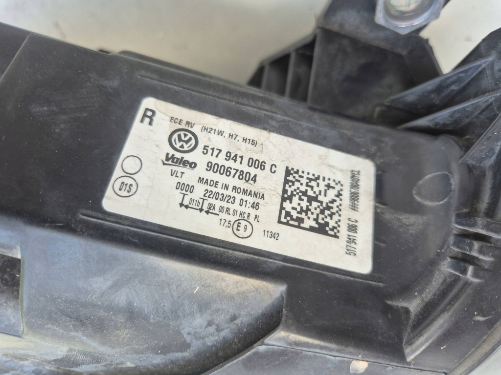 фото №7, Vw golf sportsvan 517941006c лампа передняя правая перед 2014-2018