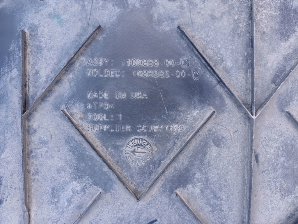 фото №7, Захист плита бампера нижня задня tesla 3 1100838-00