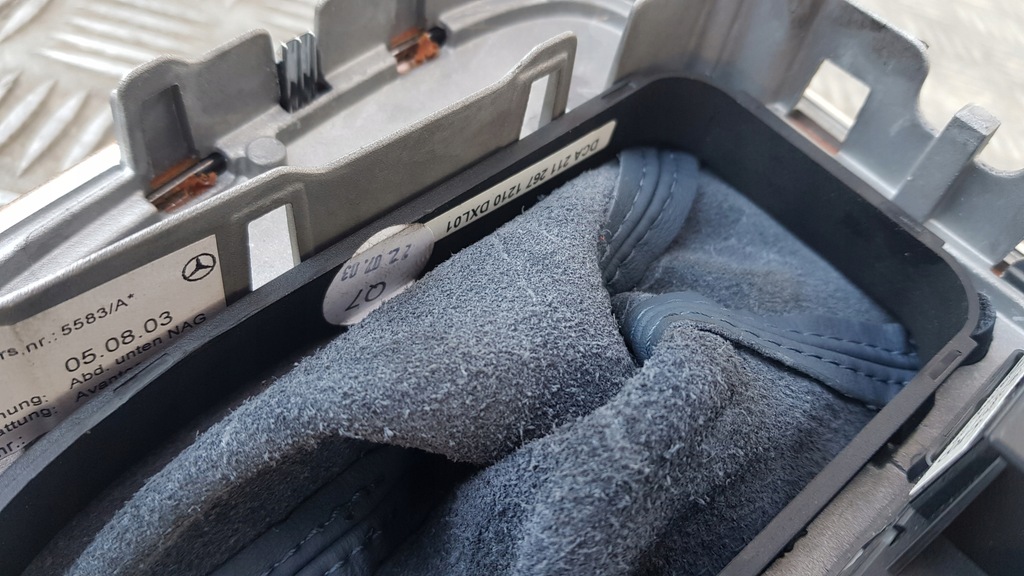 фото №14, Mercedes w211 чехол dekor кожаный автоматическая коробка передач avantgarde