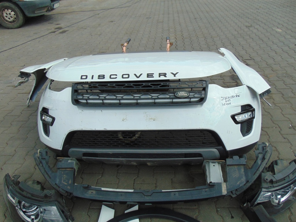 фото №3, Kompletny перед капот бампер discovery sport ксенон