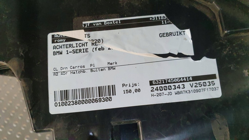 фото №9, Лампа задняя правая bmw 1 f40 led 7450644 19-