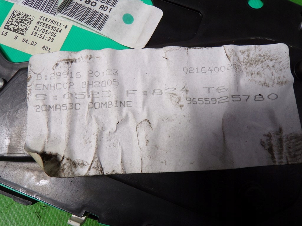 фото №11, Peugeot 307 lift sw 1.6 лічильник прилади спідометр 9655925780