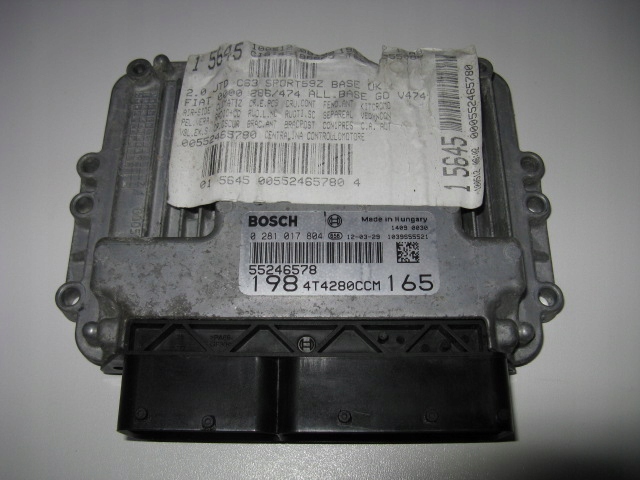 фото №1, Бортовий комп'ютер fiat bravo ii 2.0 d