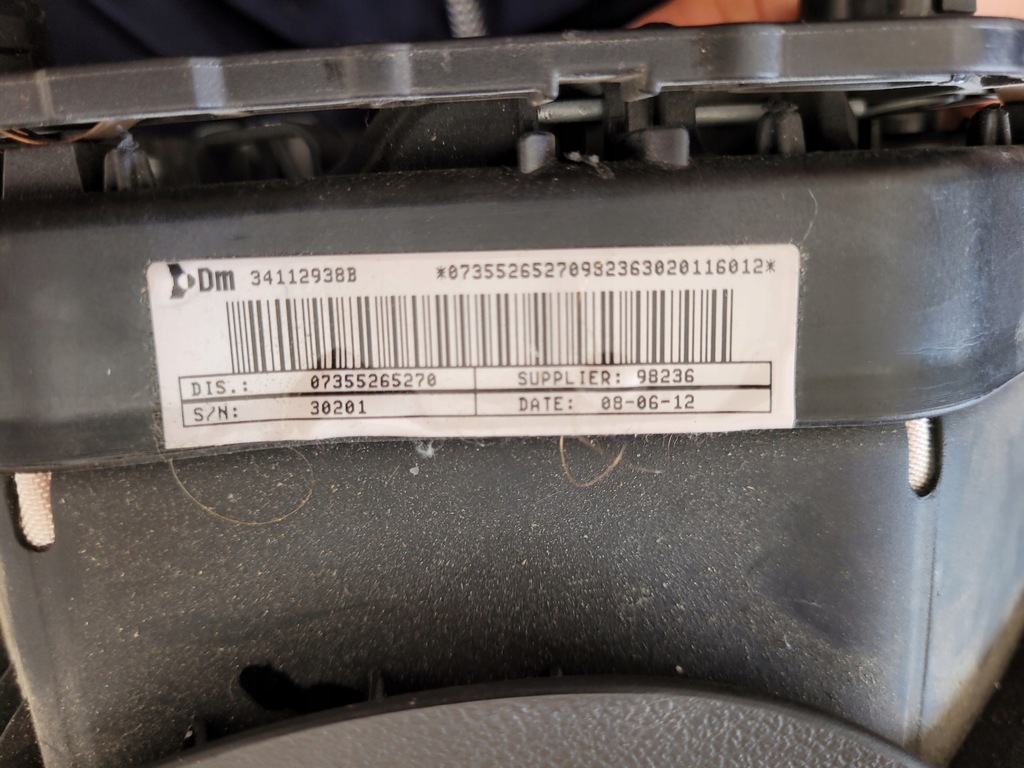 фото №6, Подушка водія air bag citroen nemo