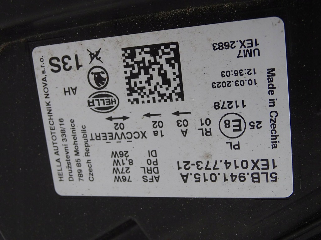 фото №11, Лампа передняя левая skoda enyaq 5lb