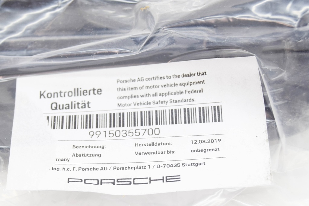 фото №6, Porsche 911 991 передний левый кронштейн крыла 99150355700 новый оригинальный