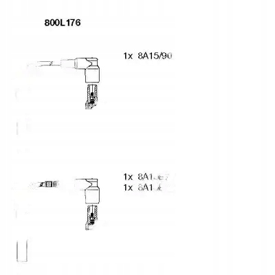 Купить Провода зажигания 800l176 bremi ford cougar