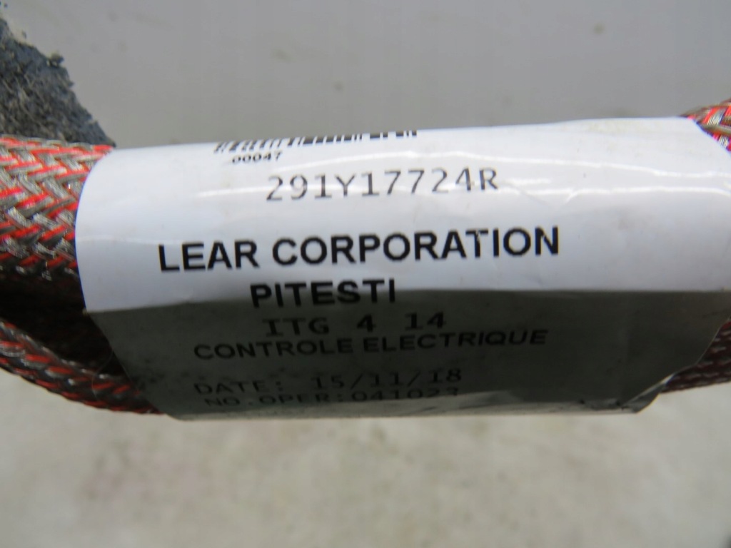 Шланг кабель renault zoe 291y17724r Доставка