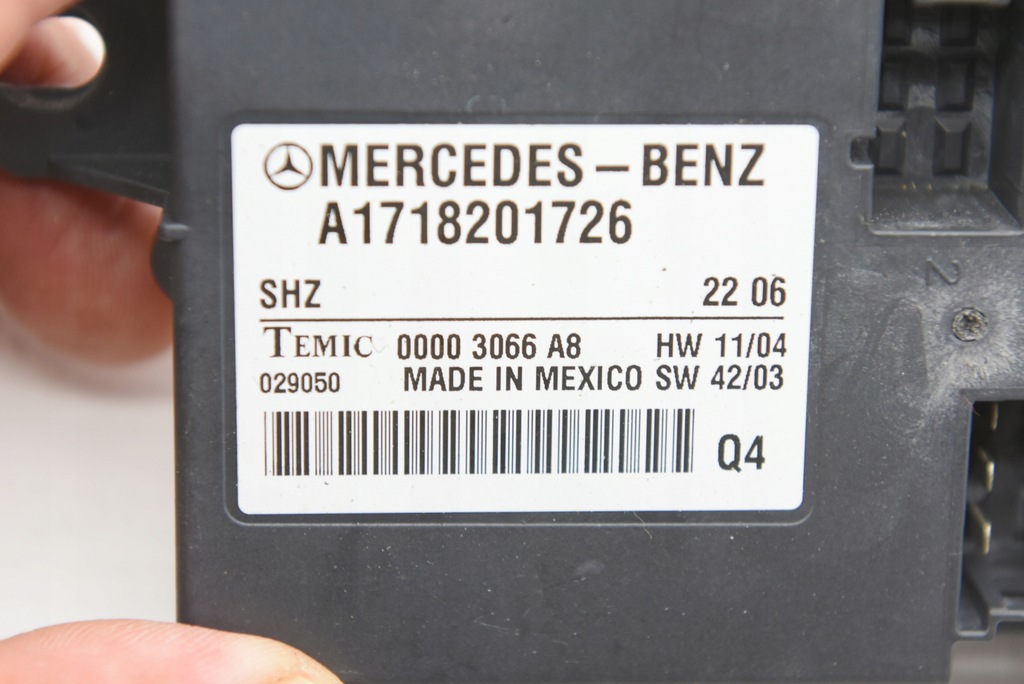 фото №3, Mercedes slk r171 модуль блок управления комфорта