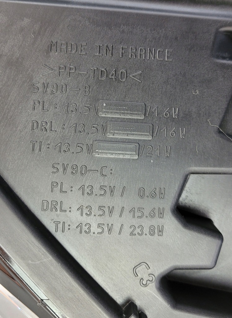 фото №12, Лампа левая full led active beam volvo v90 s90