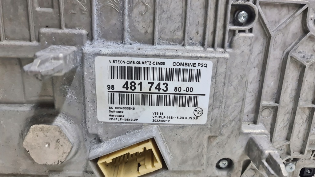 фото №8, Счетчик приборы peugeot 2008 ii 9848174380-00