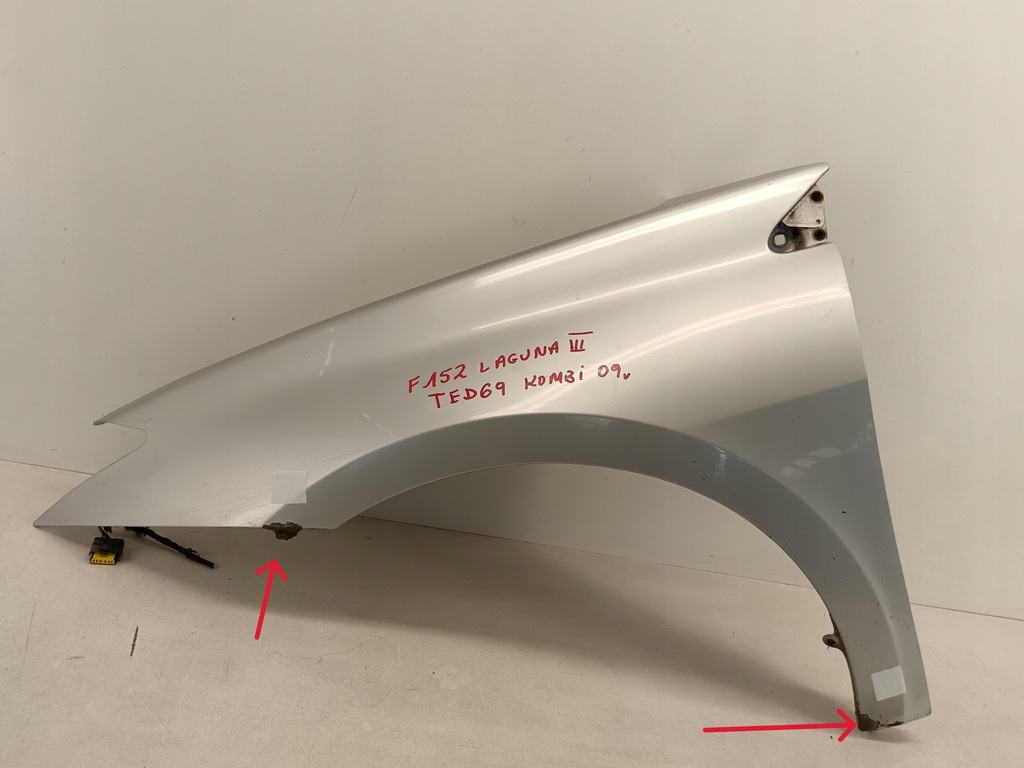 фото №1, Крыло левый передний renault laguna iii 7-15 ted69