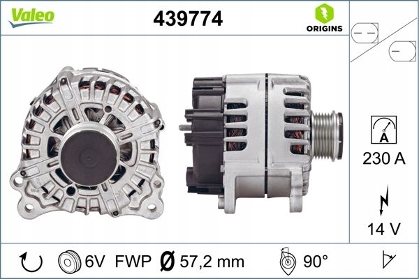 Купить Valeo генератор porsche cayenne panamera vw touareg 3.0d-4.2 01.10-