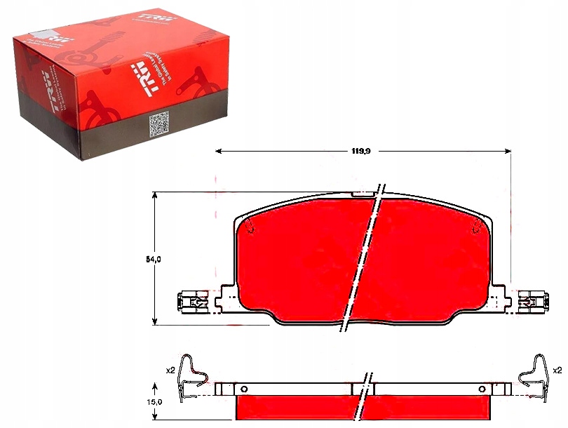 фото №1, Тормозные колодки тормозные lexus es toyota camry carina ii c