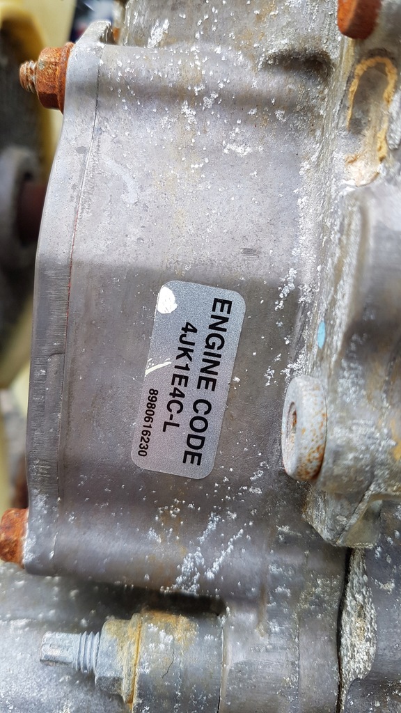 фото №8, Isuzu rodeo d max 2.5 td 4jk1 134ps двигун kompletny 127 tys km