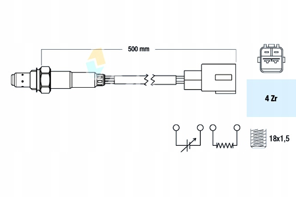 фото №2, Fae датчик лямбда-зонд daihatsu sirion lexus ls toyota avensis corolla