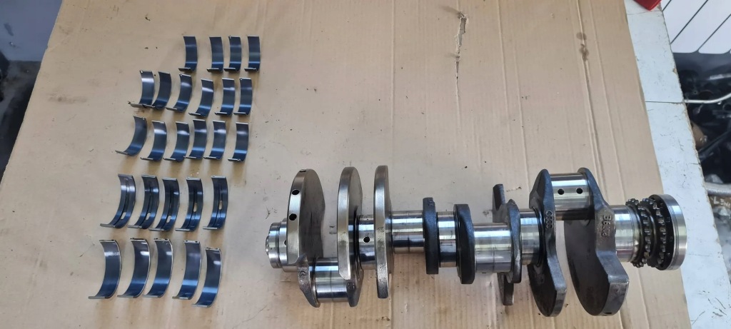 фото №1, S6 c7 4g lift wał коленчатый номинал 4.0 tfsi ctg r079e 079101cp 079cp s7 4g