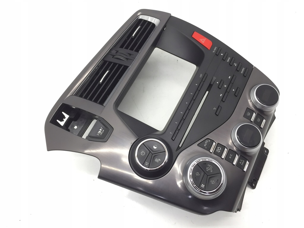 фото №1, Citroen ds5 панель керування радіо кондиціонера запуск стоп решітка обдув