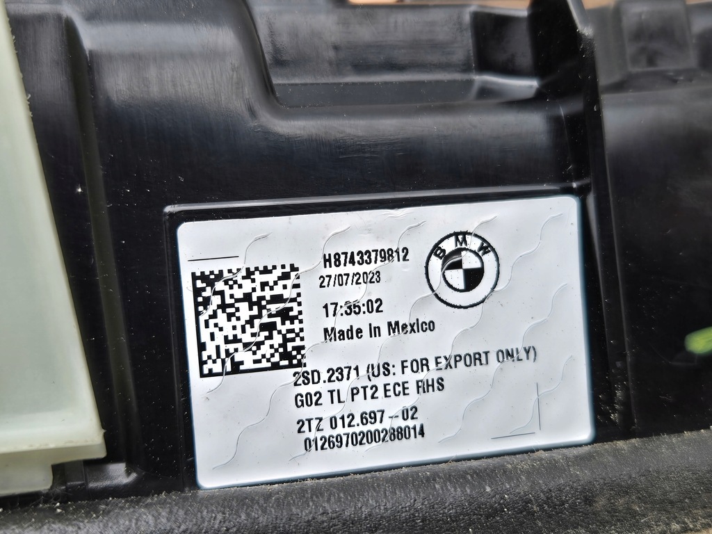 фото №11, Bmw x4 g02 лампы лампа задняя задние w крышка оригинал led