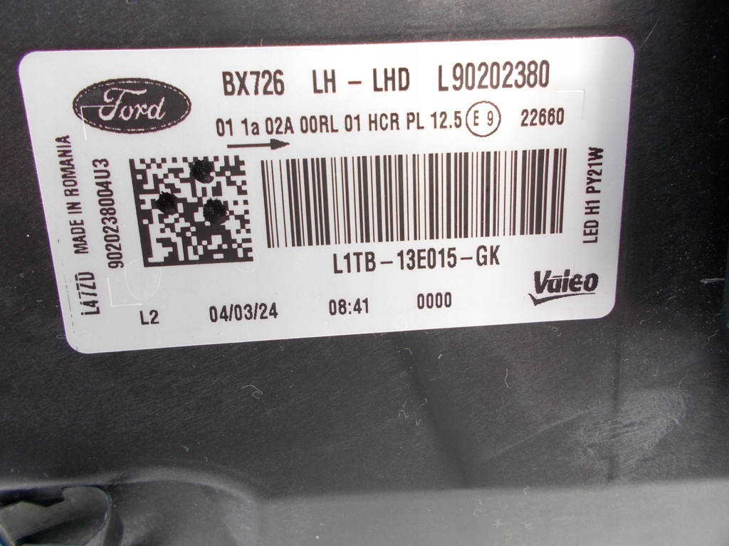 фото №10, Фара лампа ford puma mk2 ii 2 левая l90202380 europa eu